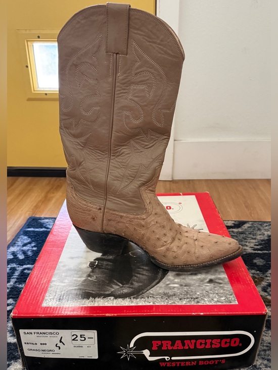 Ostrich Boots